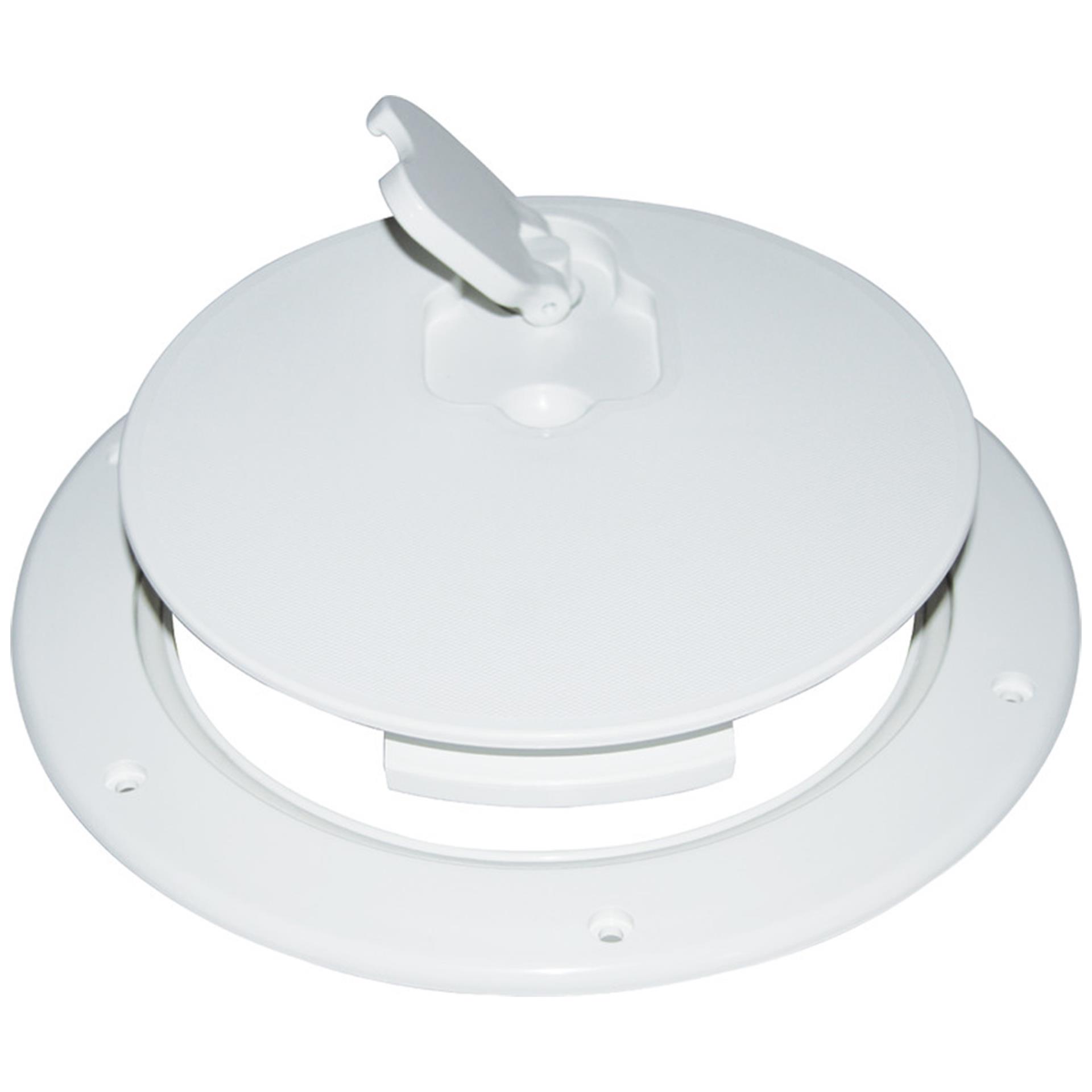 Osculati Inspektionsluke mit Kippverschluss 315 / 240 mmØ, weiss