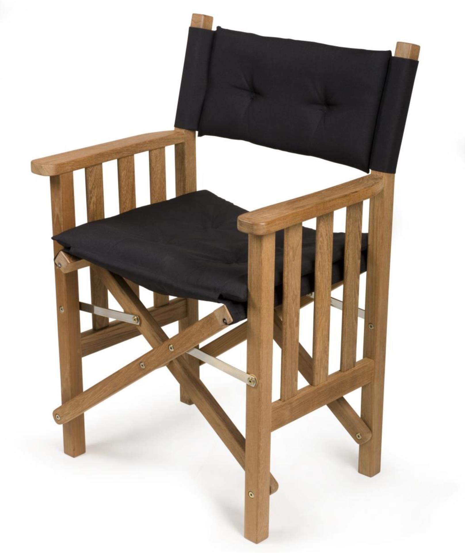 ARC Marine Regiestuhl II Deluxe  geölt schwarz