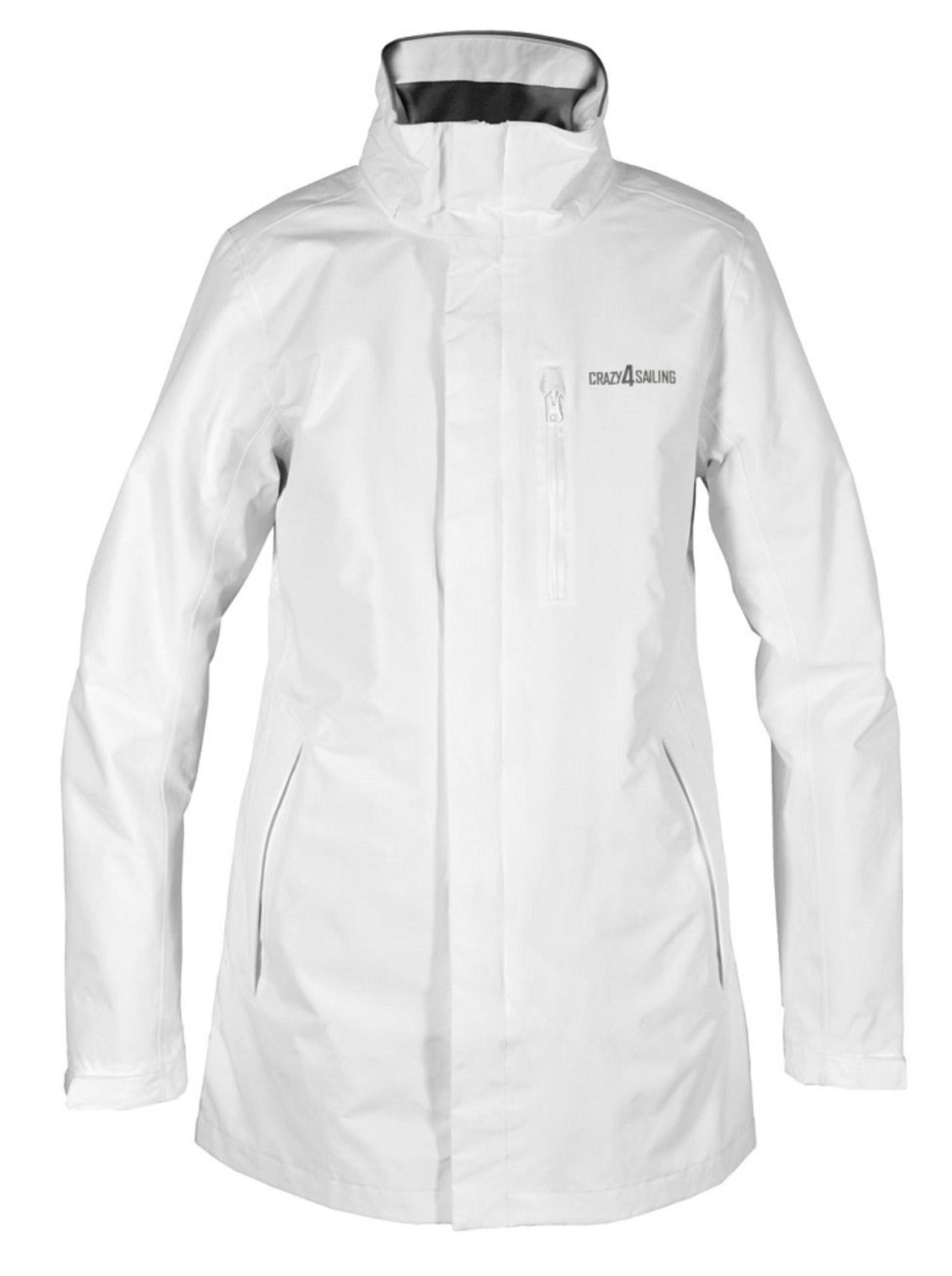 Crazy4Sailing C4S BRIGHTON JACKE DAMEN WEISS