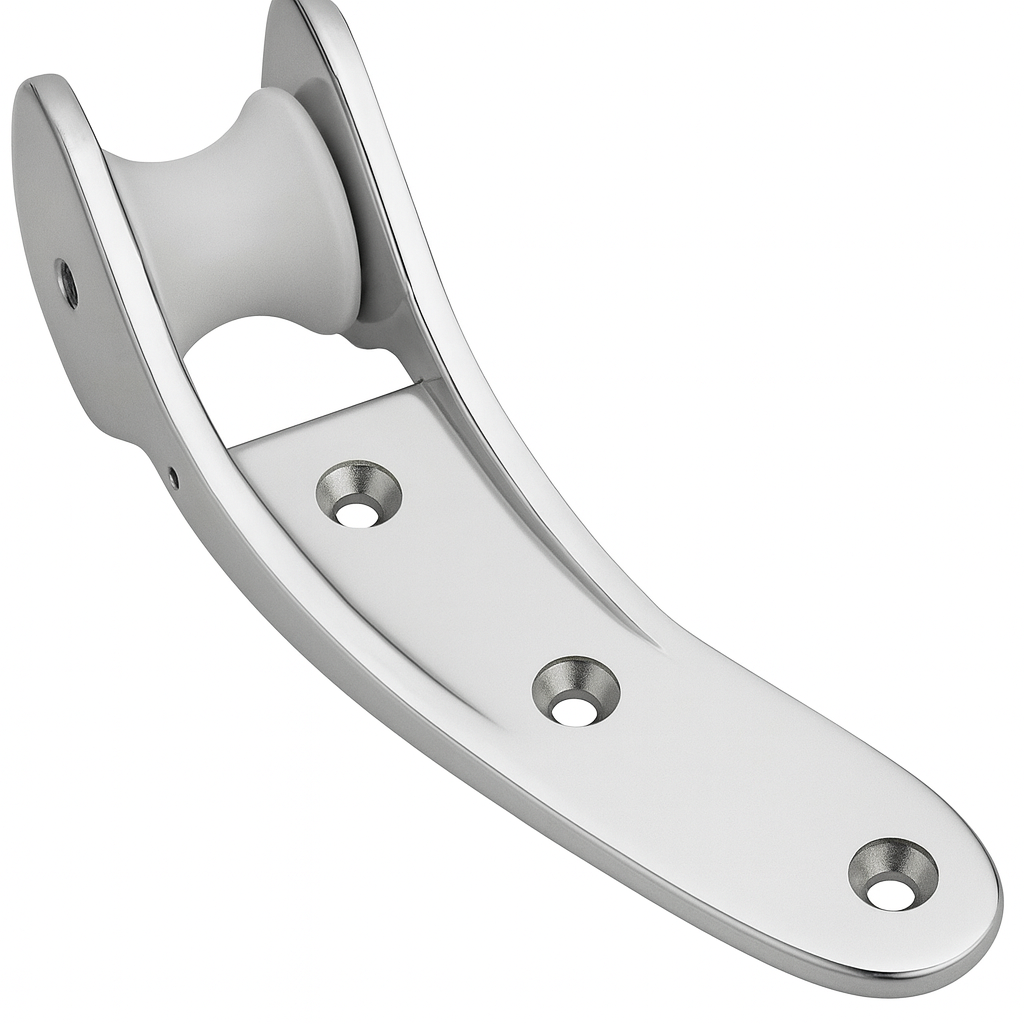 Osculati Bugdurchlass aus Eloxal, gewinkelt