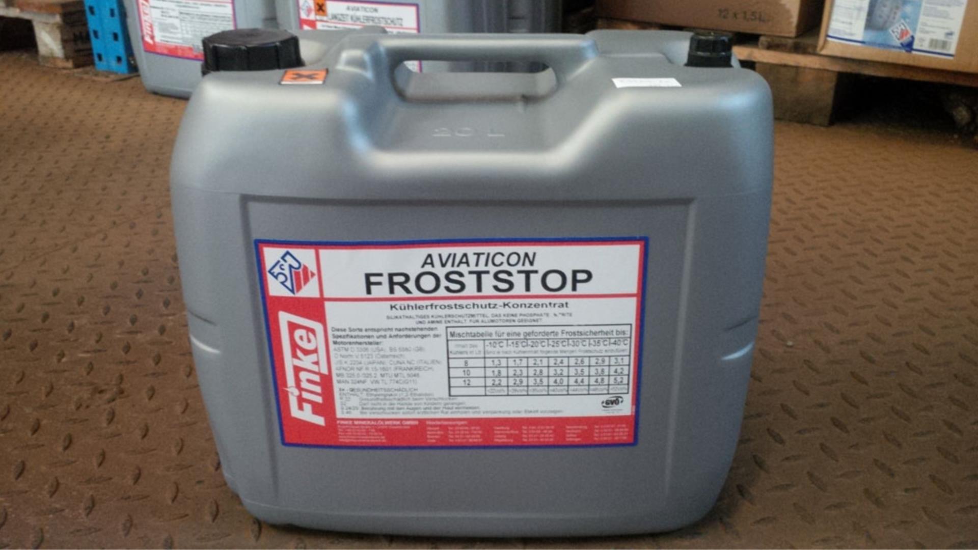 Glykol Konservierungsmittel "Aviaticon Froststop", Kanister 20ltr.