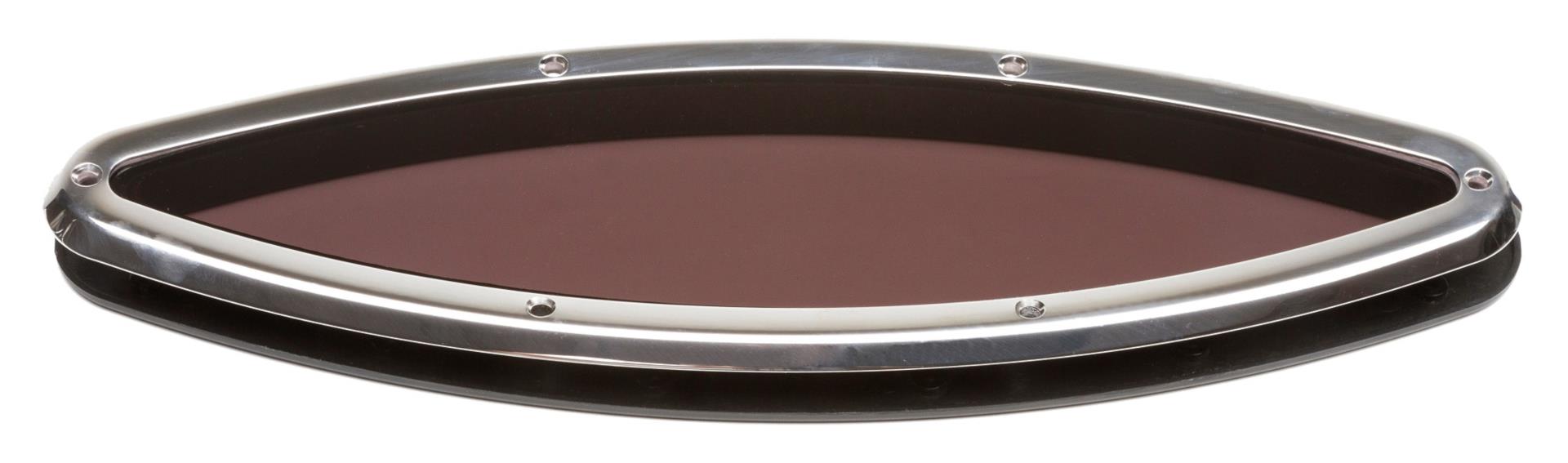 Allpa Festes Bullauge Edelstahl, 127 x 400 mm