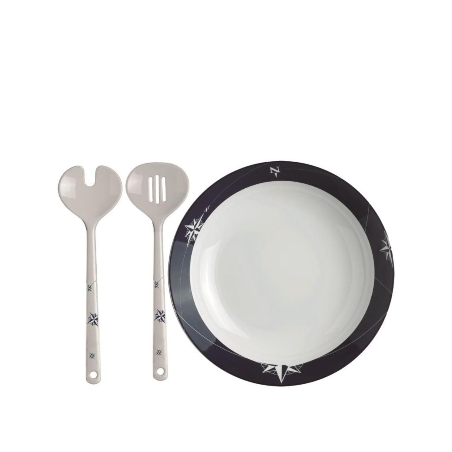 Marine Buisness Marine Business Nordwind Antirutsch Salat Schüssel und Besteck