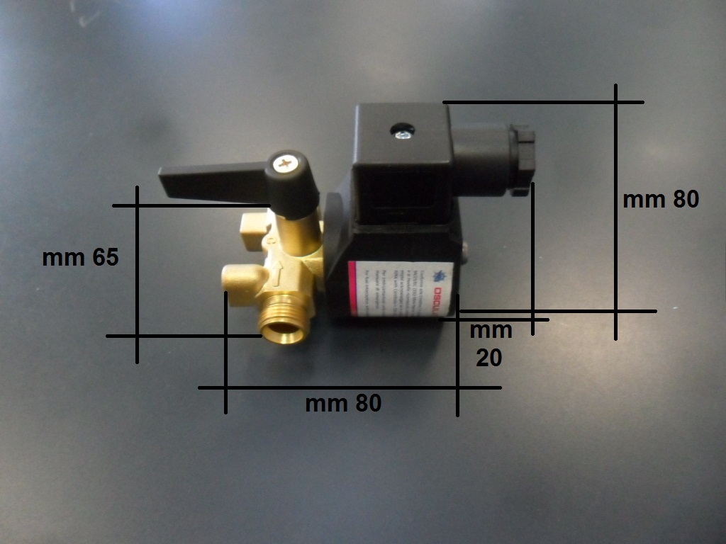 Osculati Elektrischer Kraftstoffabsperrhahn, 200 l/h