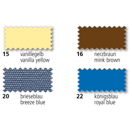 Lindemann Persenningstoff einseitig PU-beschichtet blau (022), 1 Meter Lindemann Persenningstoff einseitig PU-beschichtet blau (022), 1 Meter