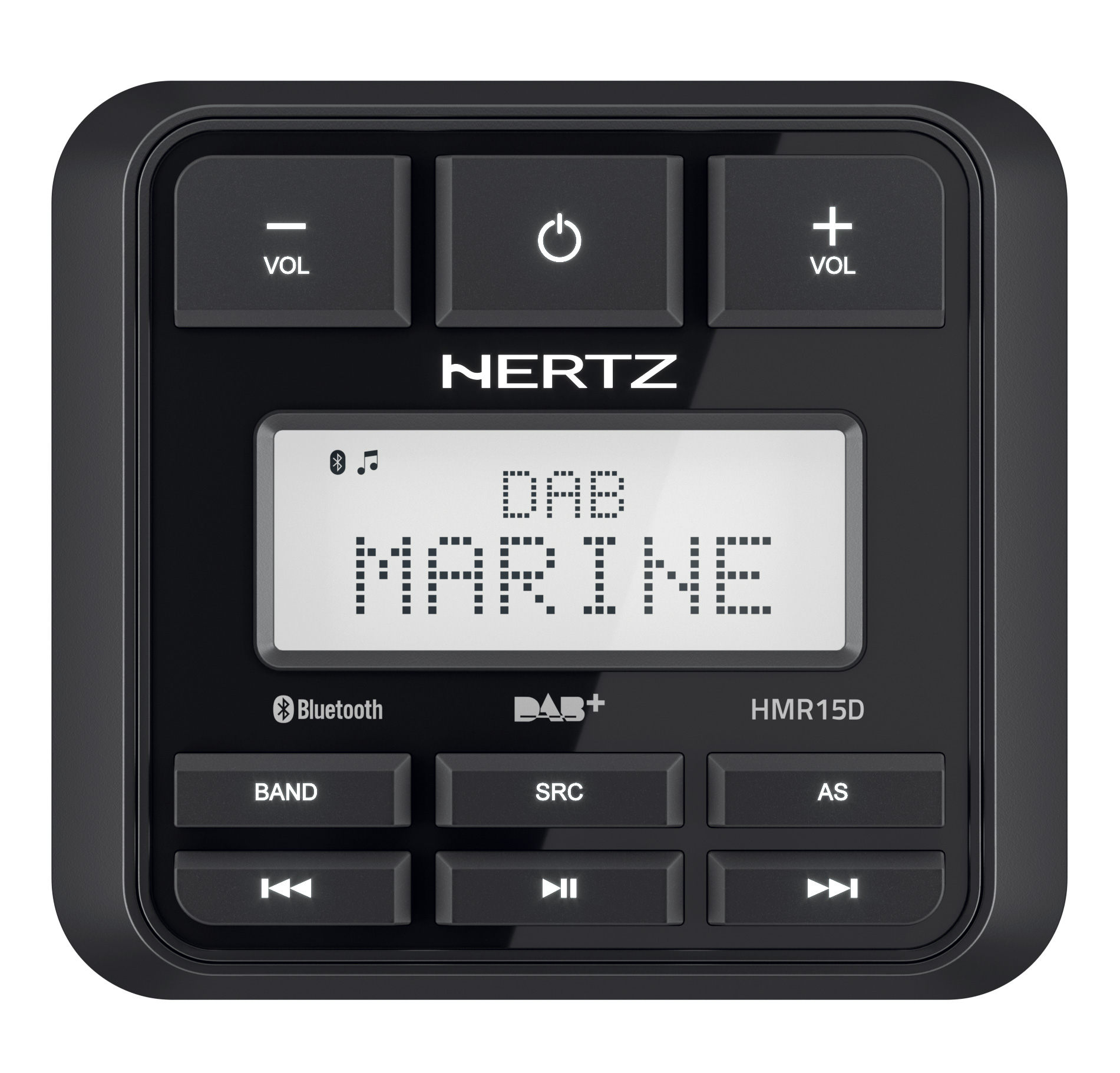 Hertz Marine Audio  HERTZ HMR15D Digitales Marine Radio mit Bluetooth 5.0 & DAB 