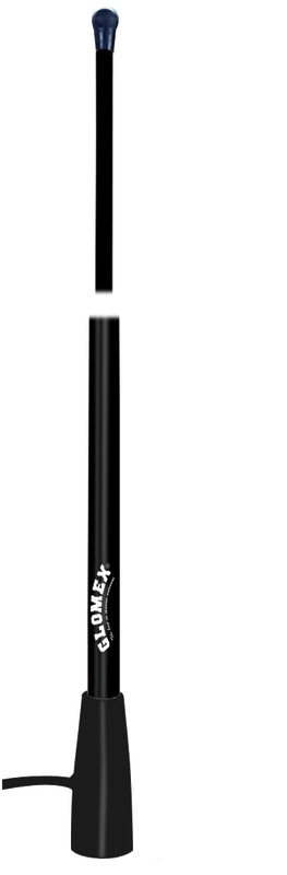 Glomex RA400 UKW Antenne schwarz, 1,5 Meter mit 4,5 Meter Kabel