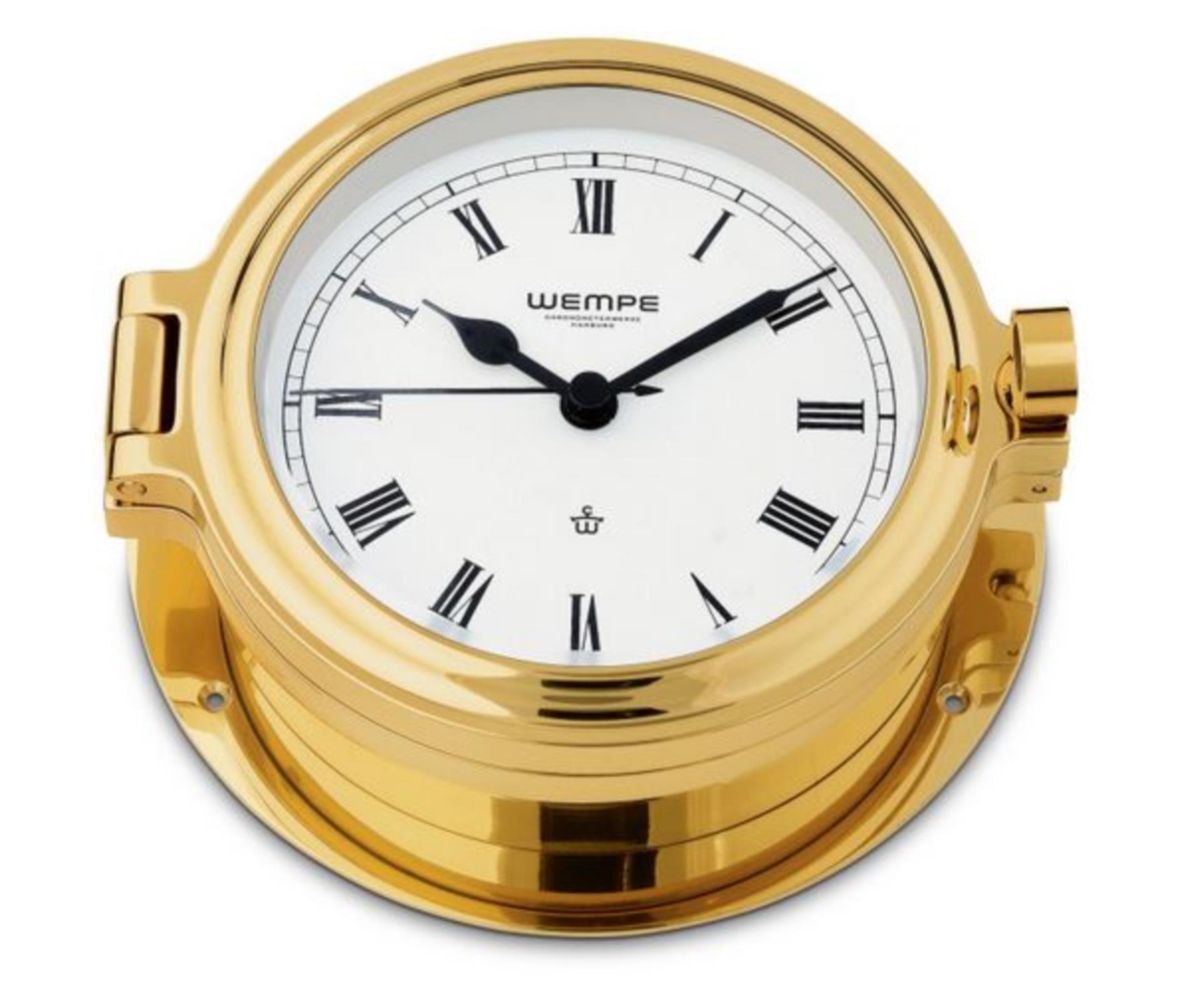 Wempe CUP 2, Bullaugenuhr Messing (römisch)