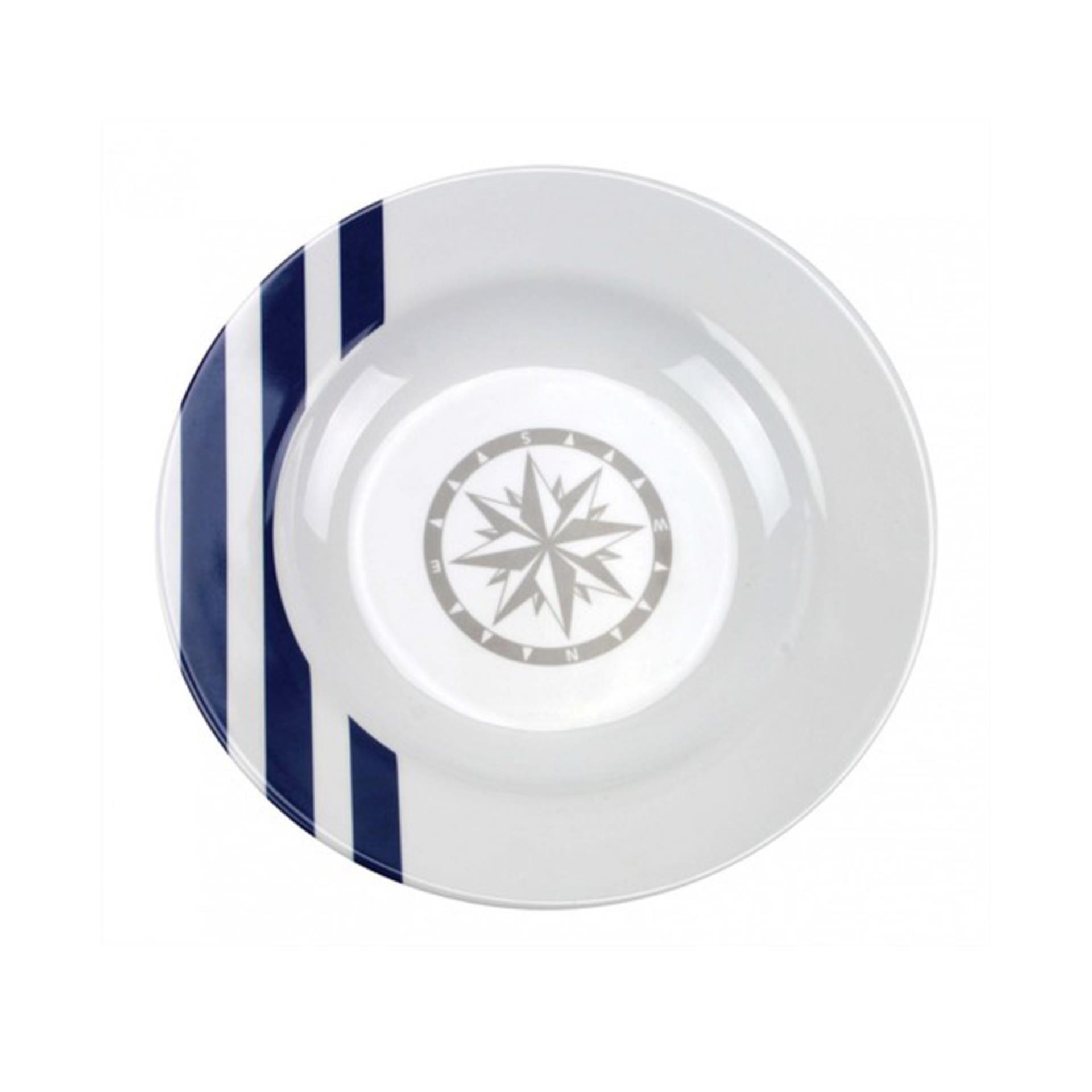 Plastimo Geschirr Marina tieferTeller 22,5cm 6er Pack