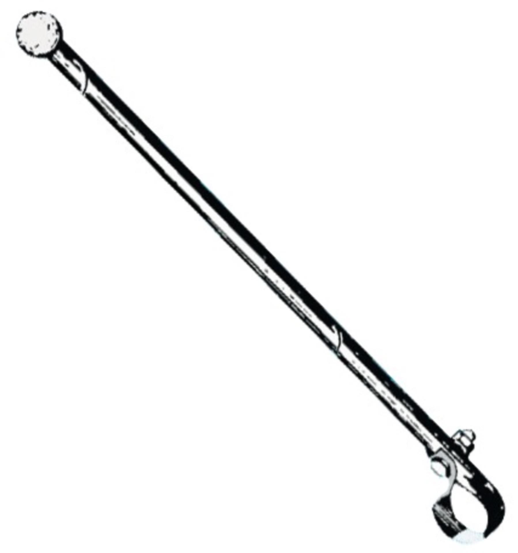 Osculati Flaggenstock für Reling 40 cm (22 / 25 mmØ)