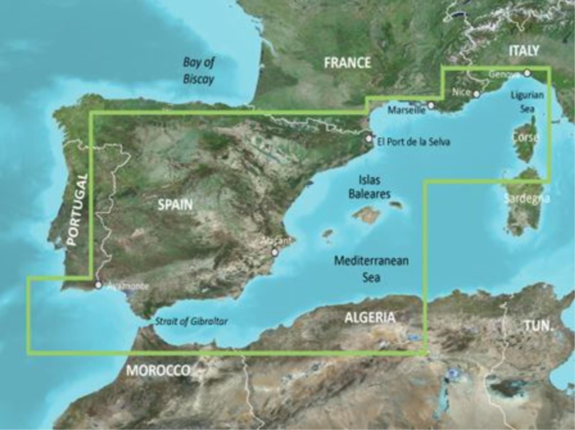 Garmin G3 EU010R Spain Mediterranean Coast