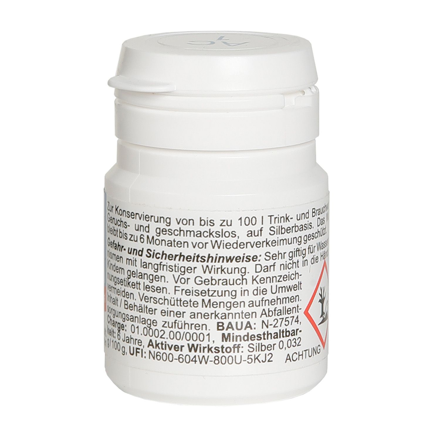 Aqua Clean AC 20 ohne Chlor 100 Tabletten für 2.000 Liter 