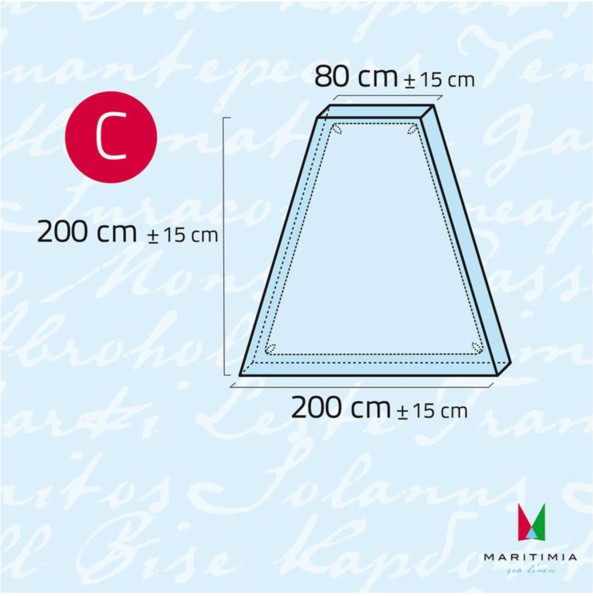 Maritima Spannbettlaken 200 x 200 x 80 cm, marineblau