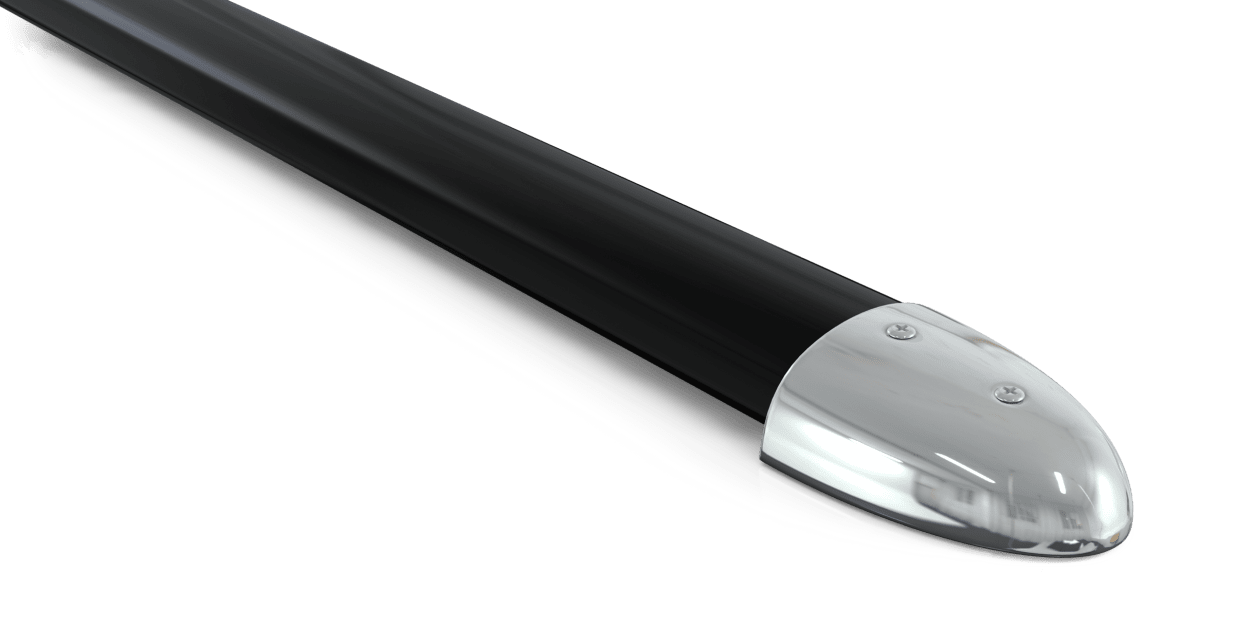 Wilks Scheuerleiste Click 38 mm, Schwarz