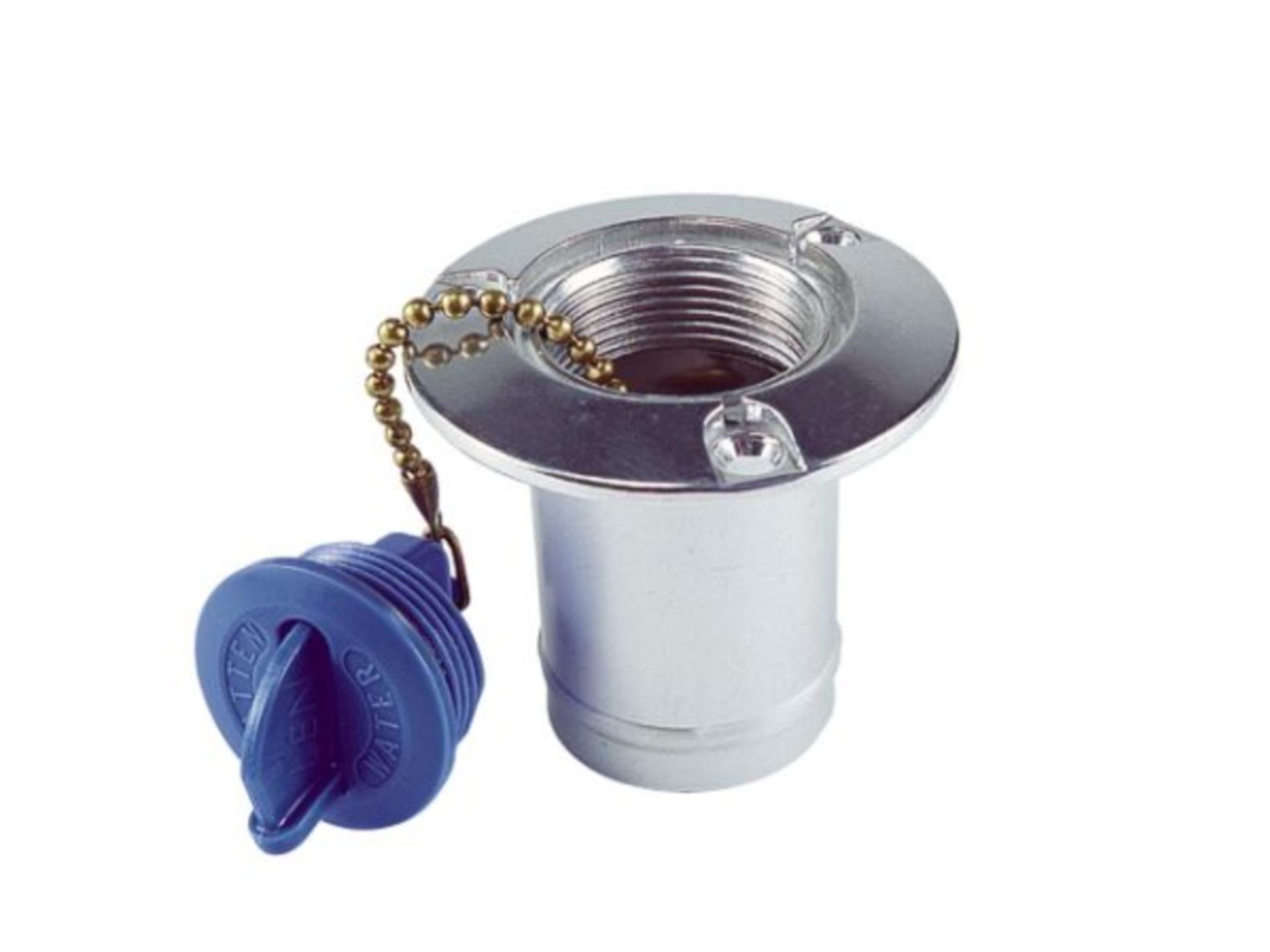 Talamex Einfüllstutzen Wasser 38 mmØ, blau Talamex Einfüllstutzen Wasser 38 mmØ, blau