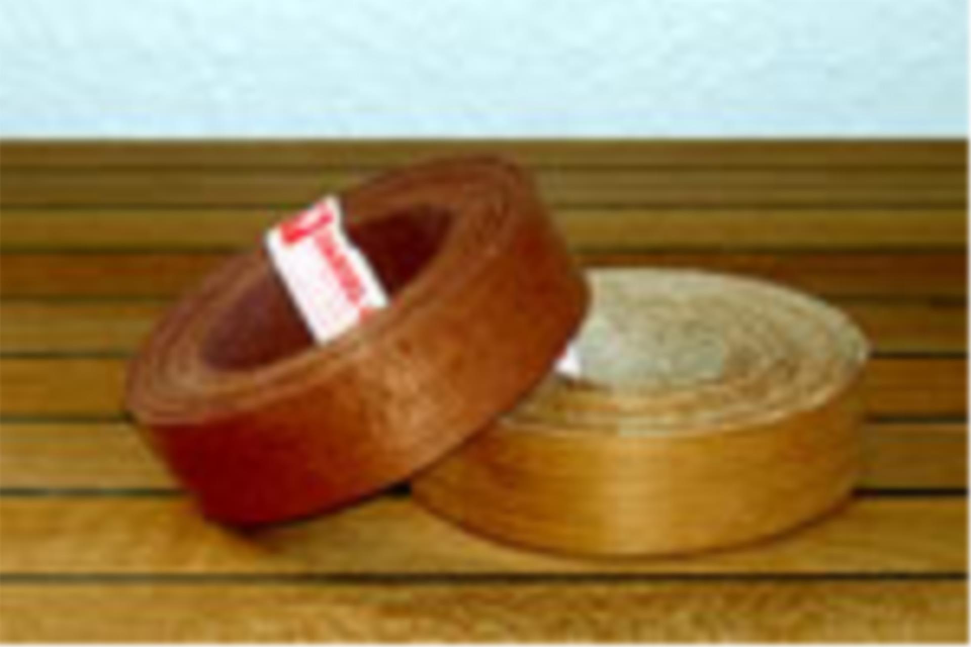 Bügelfurnier Teak 5 m x 25 mm