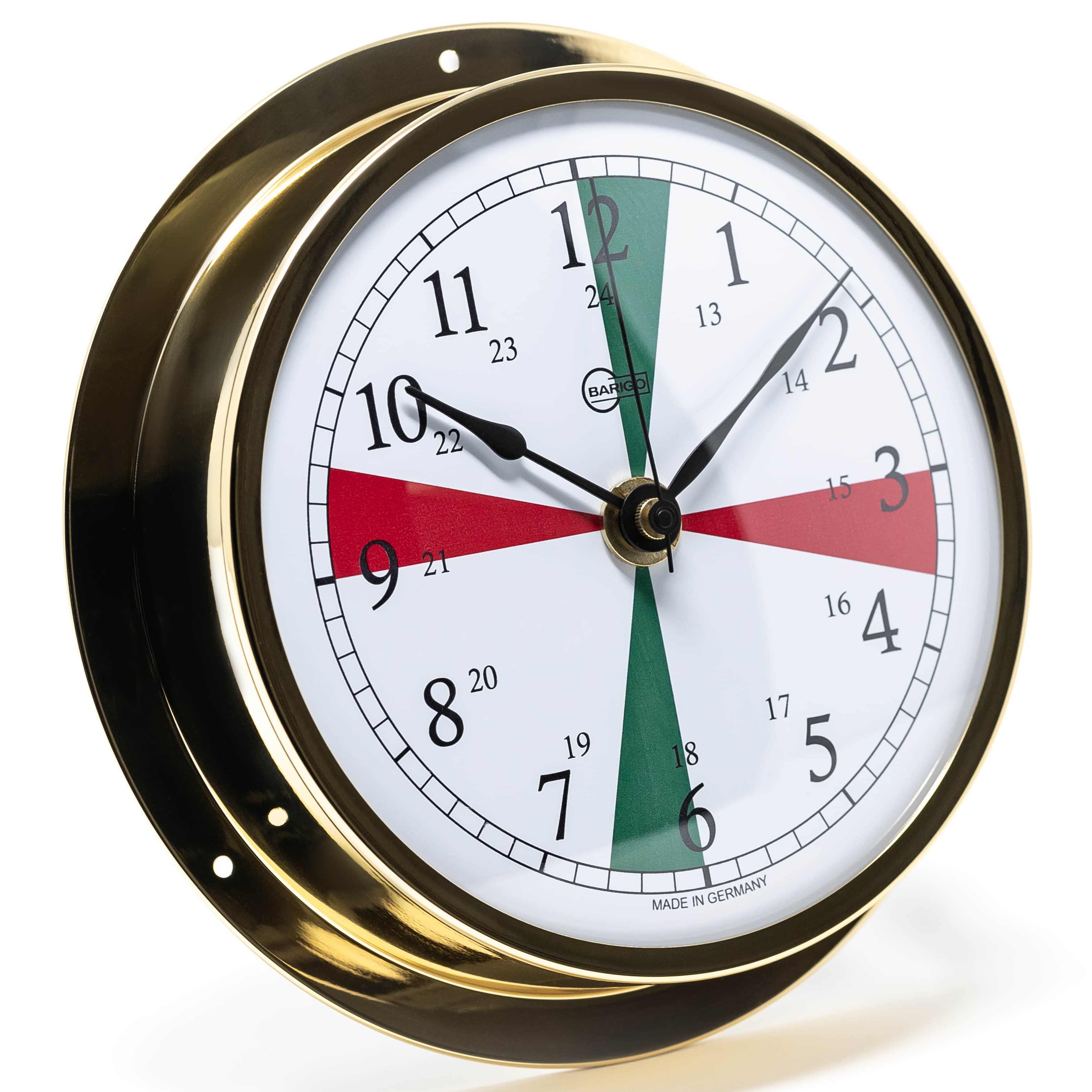 BARIGO Viking Funksektorenuhr Messing