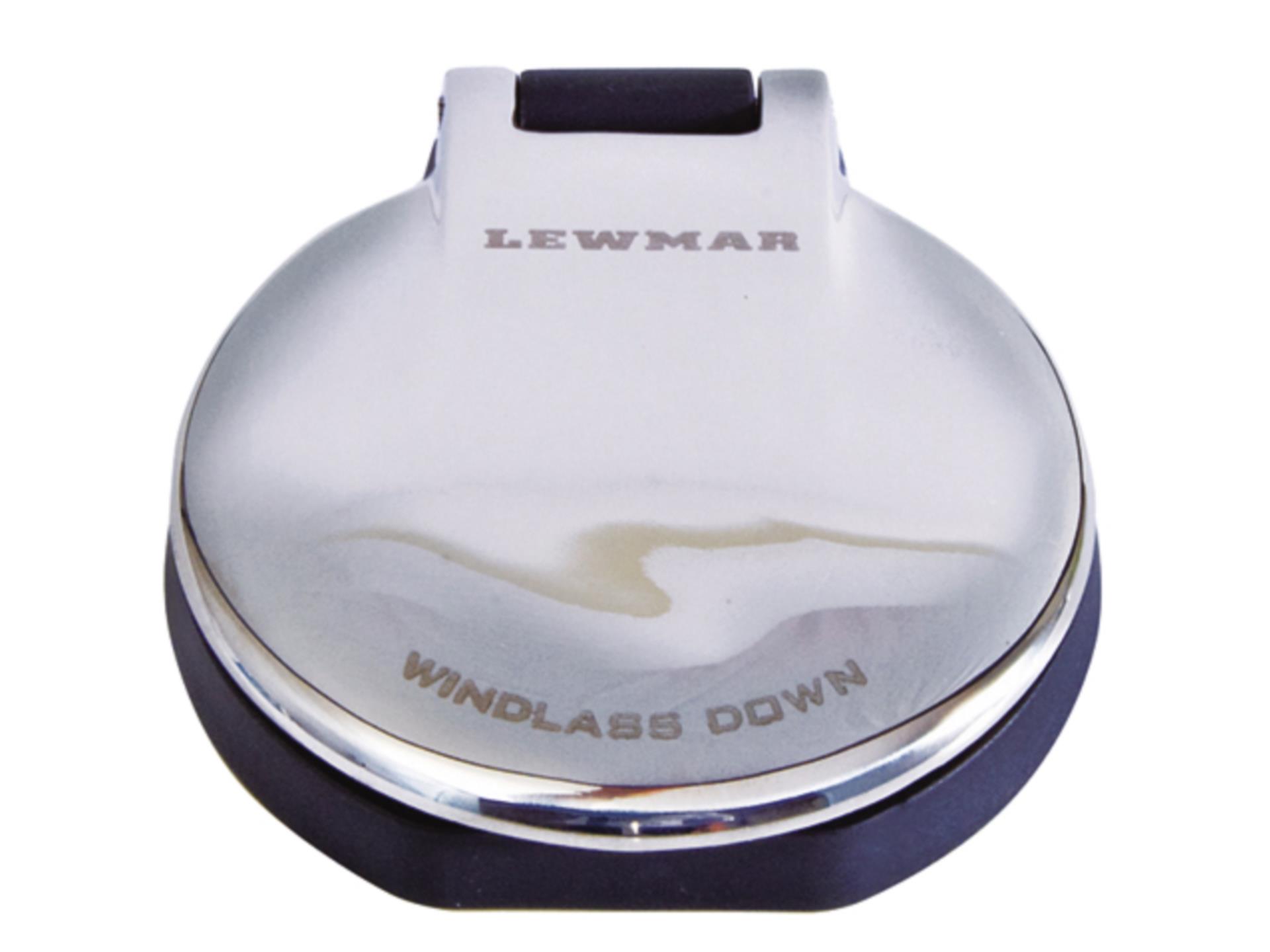 Lewmar Deckschalter DOWN, Edelstahl