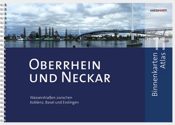Kartenwerft Binnen Atlas 11, Oberrhein und Neckar