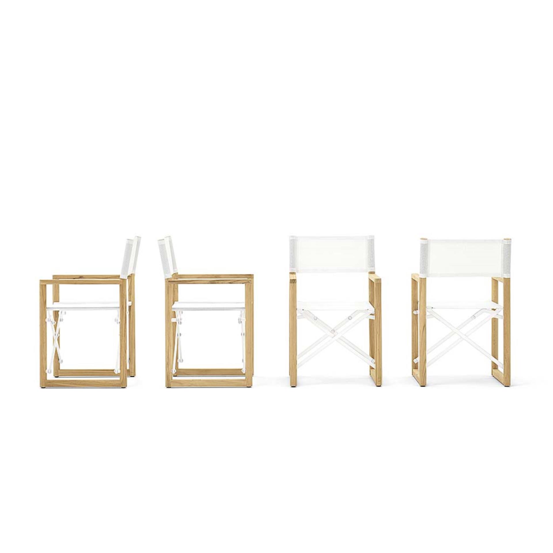 ARC Marine Regiestuhl Victor Teak / Weiss Batyline