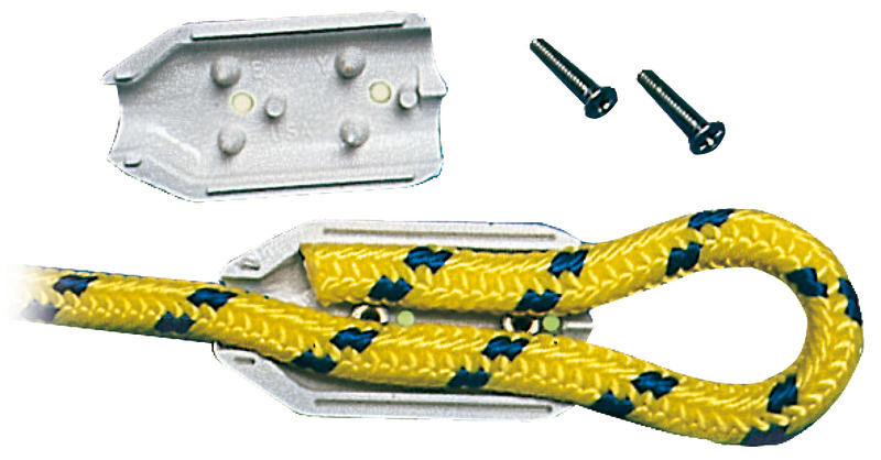 Osculati Rope Clamp weiß für Tauwerk 8 - 10 mmØ (Paar)