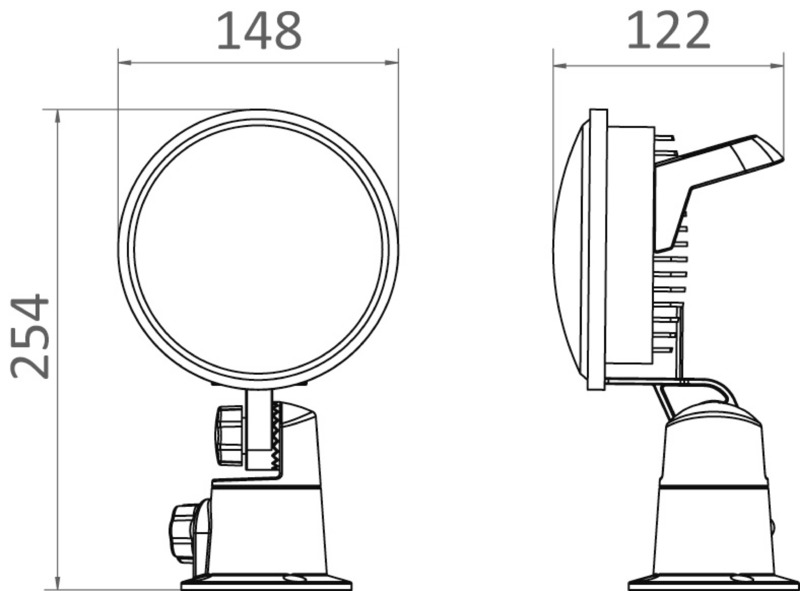 Osculati LED Suchscheinwerfer Moonlight, schwenkbar Osculati LED Suchscheinwerfer Moonlight, schwenkbar