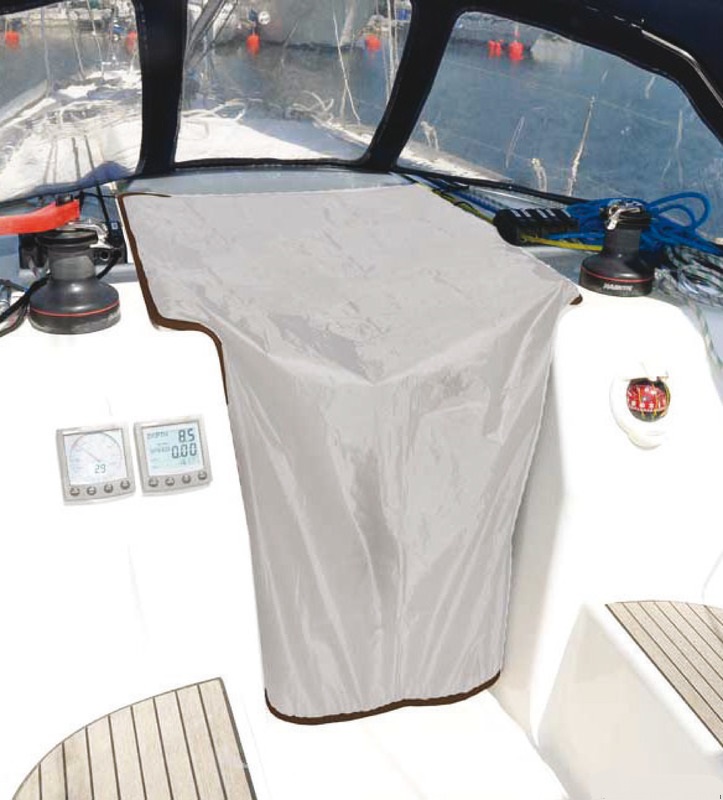 Waterline Design Moskitonetz Niedergang mit Sonnenschutz silber, 1800 x 900 mm