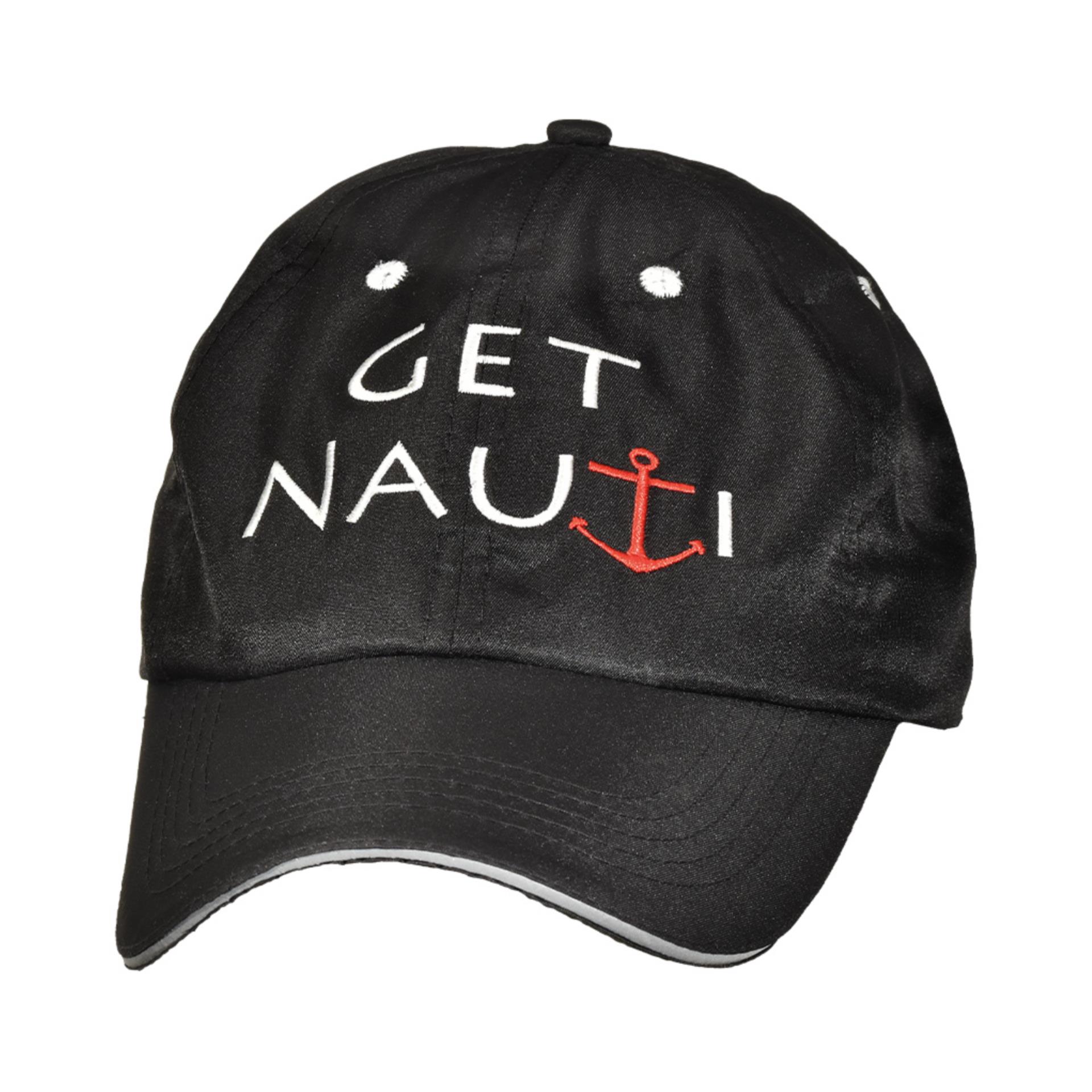 C4S Cap schwarz " Get Nauti"