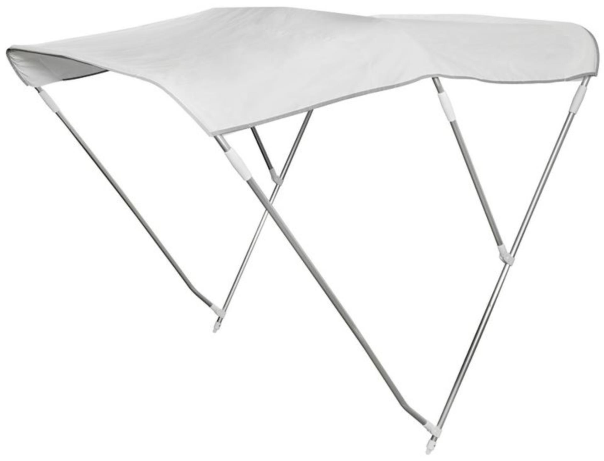 Bimini 3-Rod High 150 - 160 cm, weiß (L 180 x H 145)