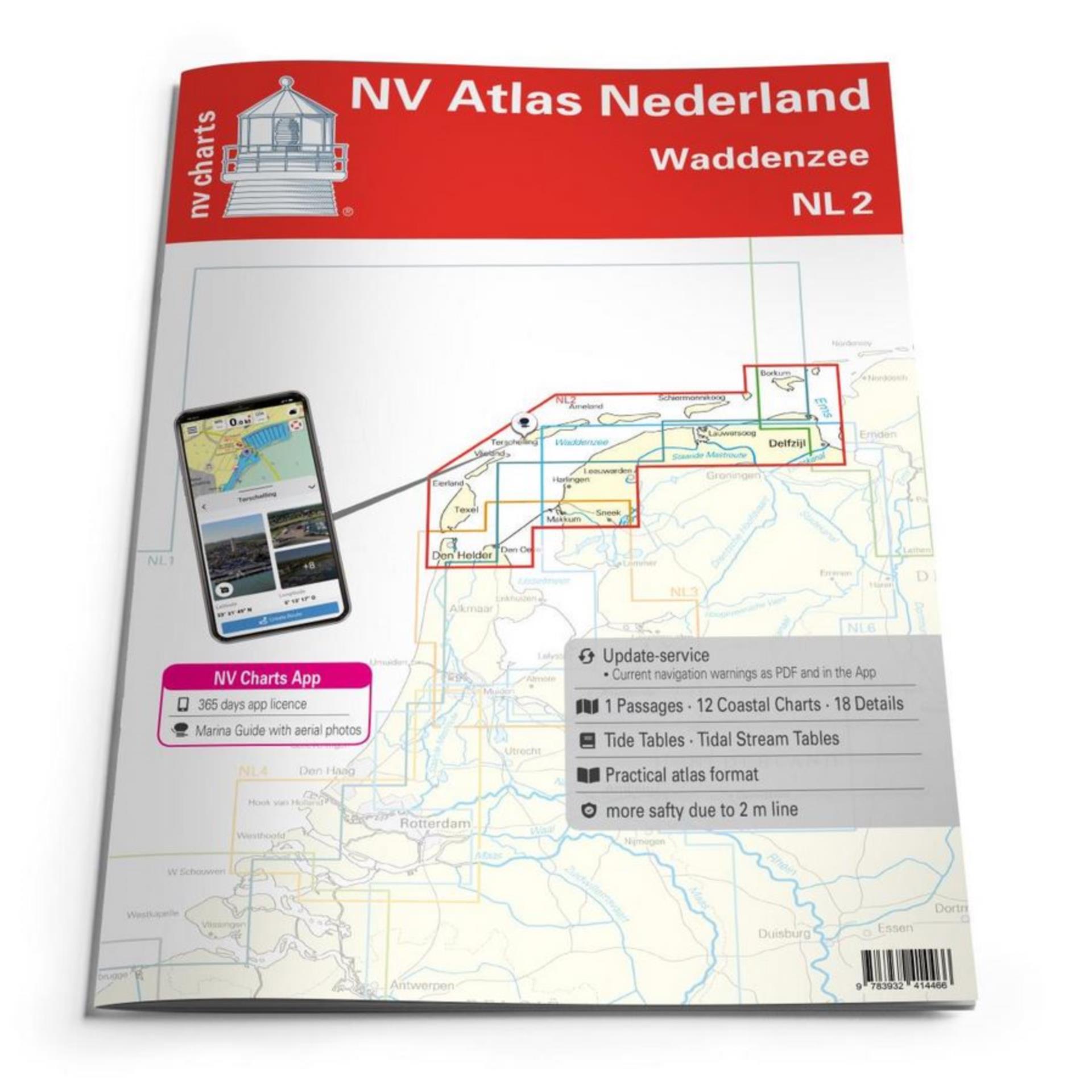 Nautischer Verlag NV Atlas Nederland NL2 - Waddenzee 