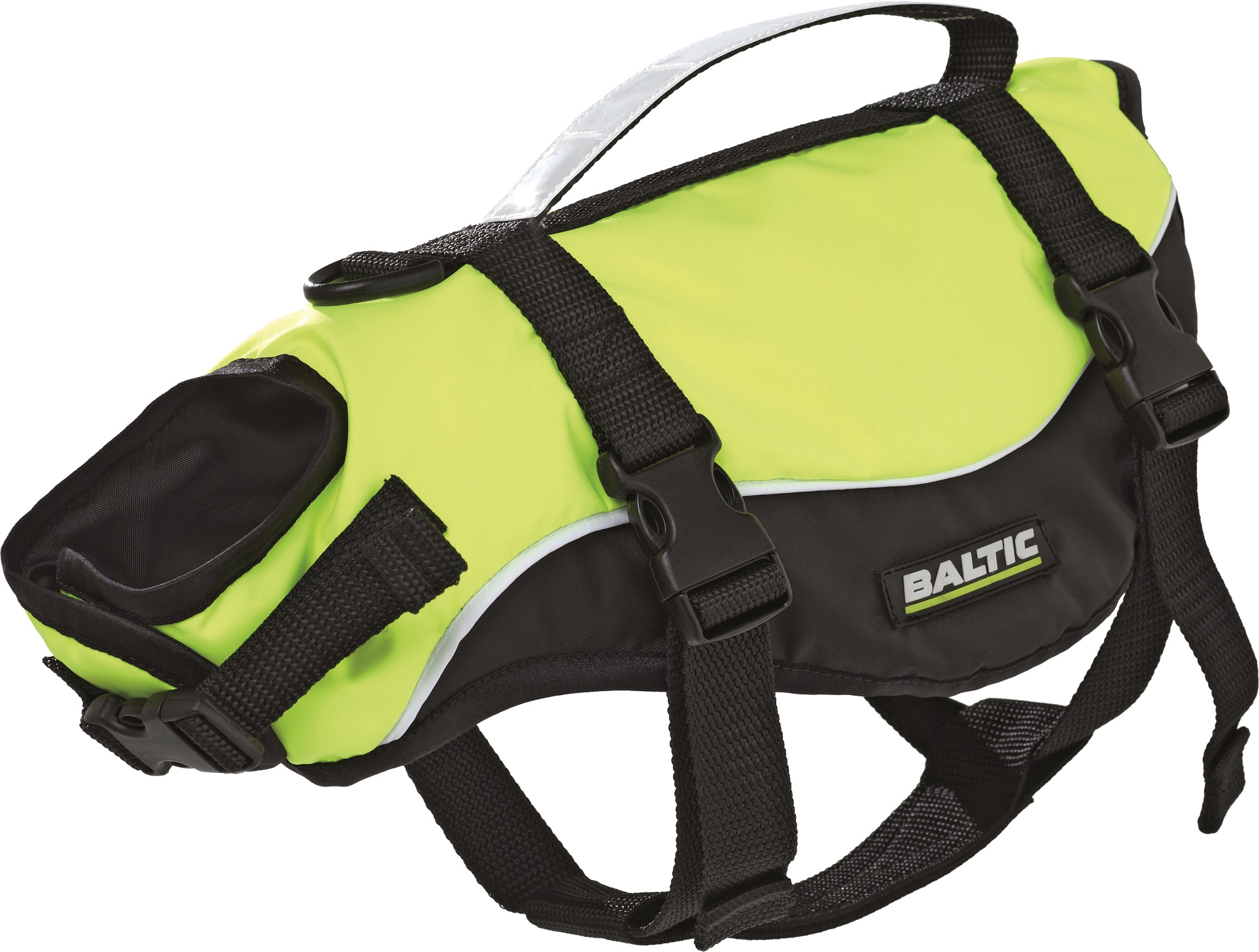 BALTIC Katzen Rettungsweste MAJA neongelb / schwarz, 7 - 10 kg