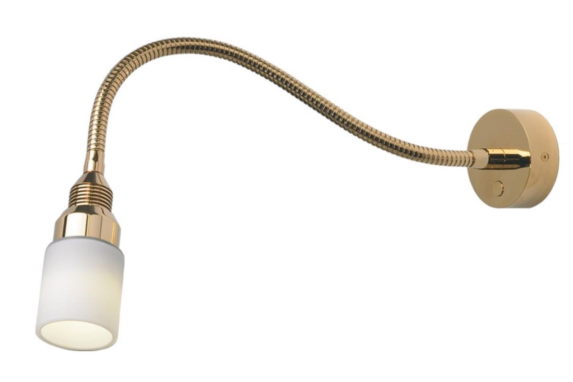 Prebit Leseleuchte Flex 04 300mm gold glanz