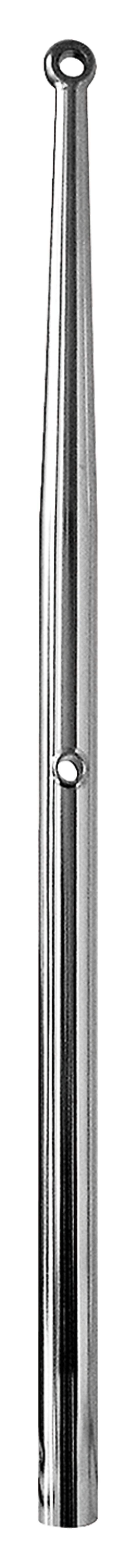 Niro Petersen Relingsstütze 610mm ,Ø 25mm, 2 Durchzüge
