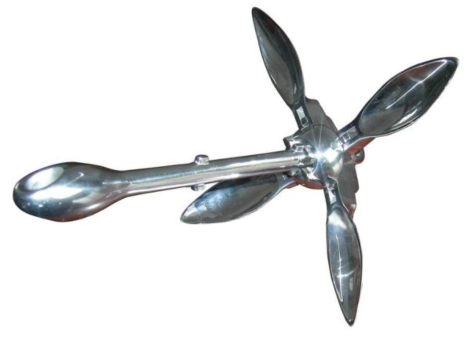 Osculati Edelstahl Klappanker / Draggen 3,2 kg