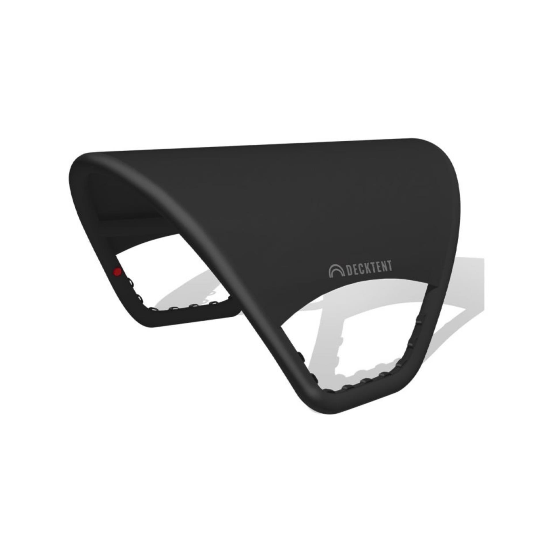 Decktent XS schwarz, Länge 210 cm