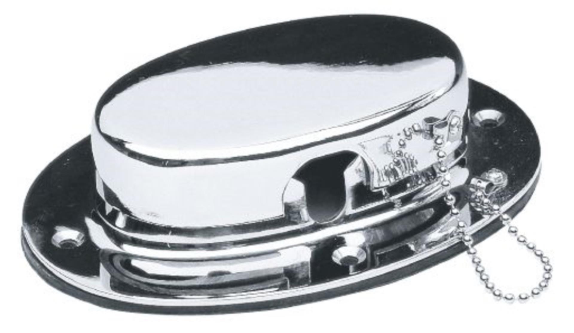 Plastimo Kettenklüse Edelstahl Rund, 78 mmØ