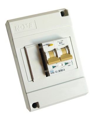 Reimo FI Schutzschalter mit 1 Sicherungsautomaten 85 x 130 x 58 mm