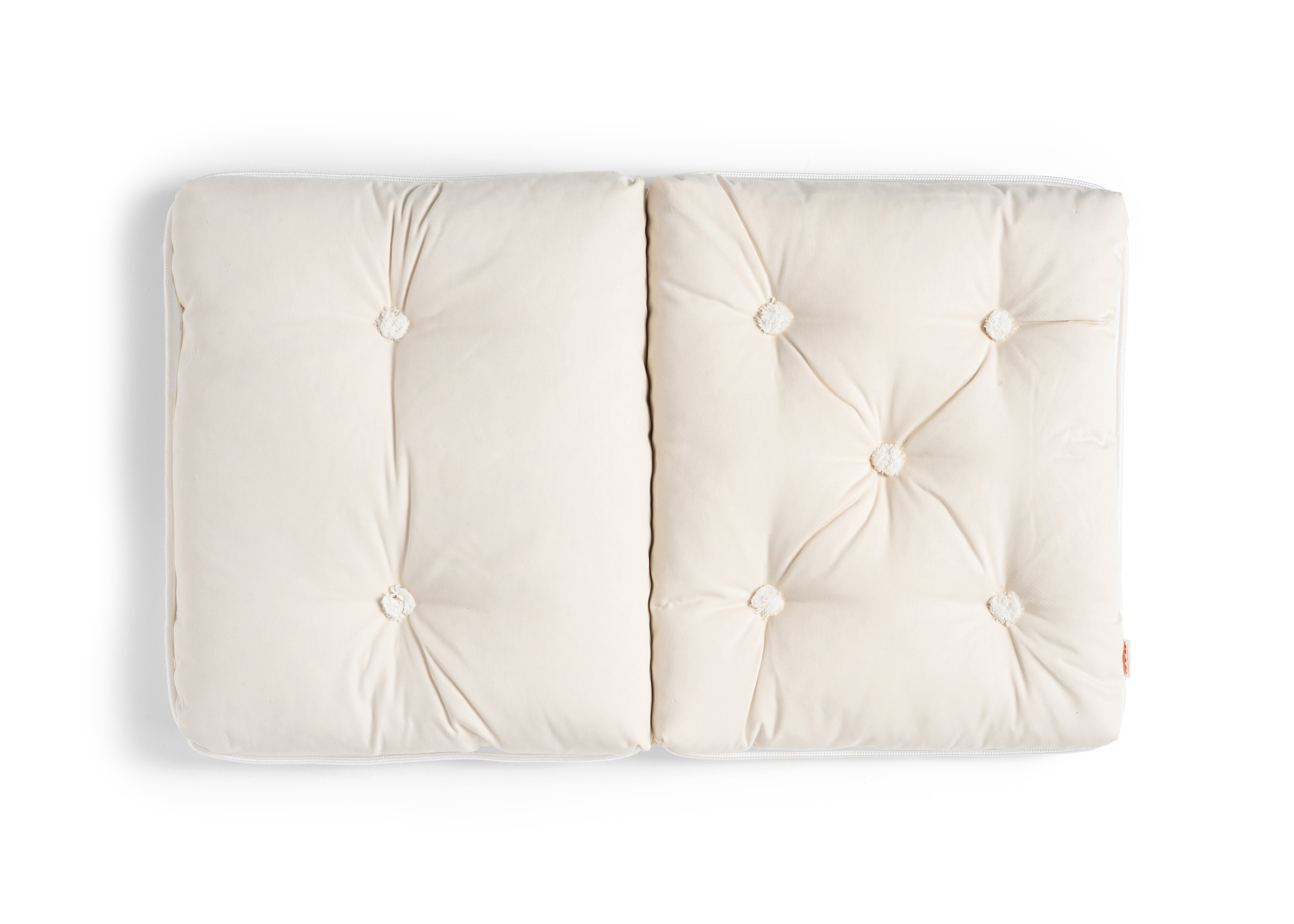 Talamex Kapok-Doppelsitzkissen / Sand Beige