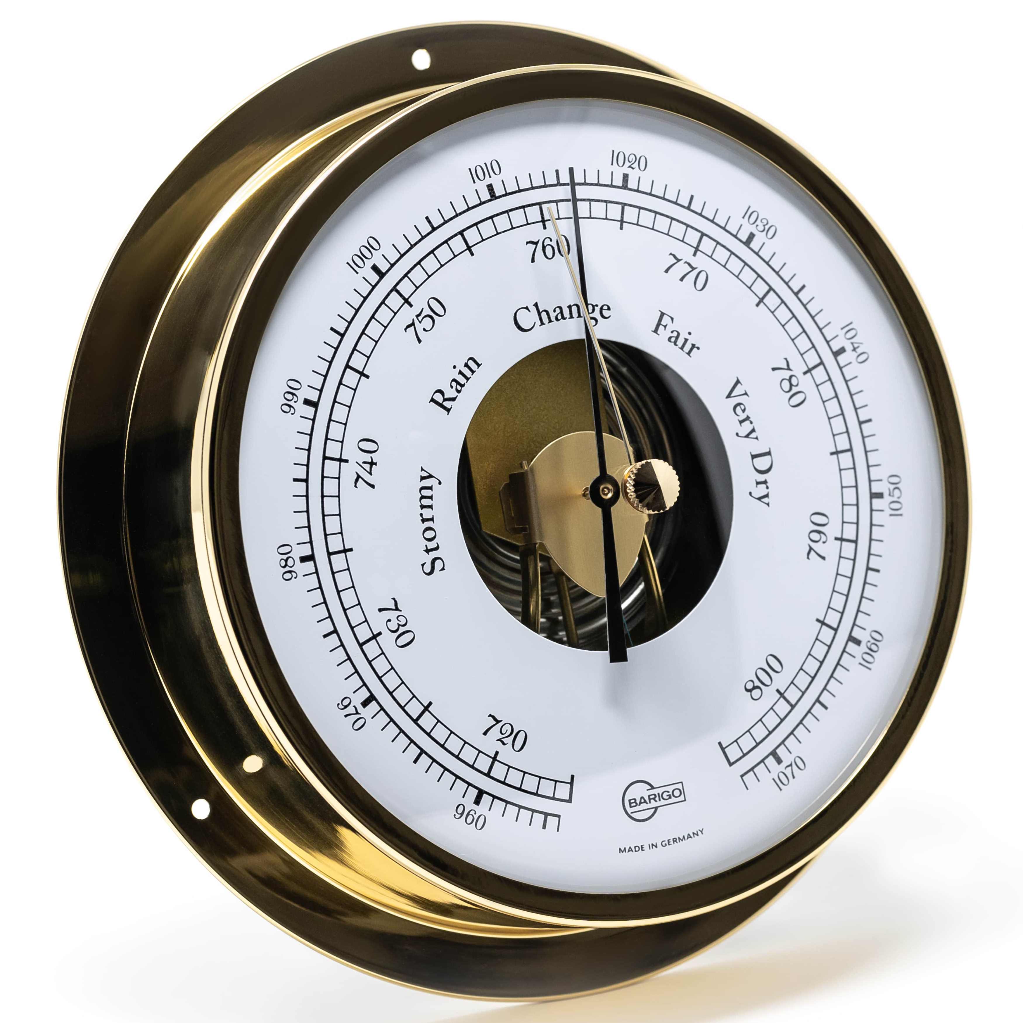 Barigo 111 Viking Barometer, Messing