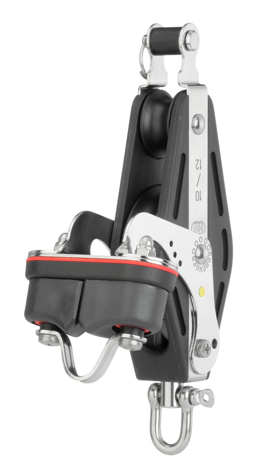 Sprenger S-Block Großschotblock Gleitlager 12 mm, 2 Rollen