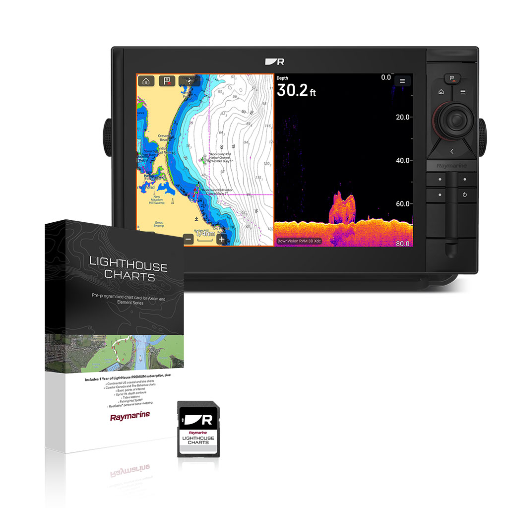 Raymarine AXIOM2 PRO 12 RVM mit LHC Nordeuropa