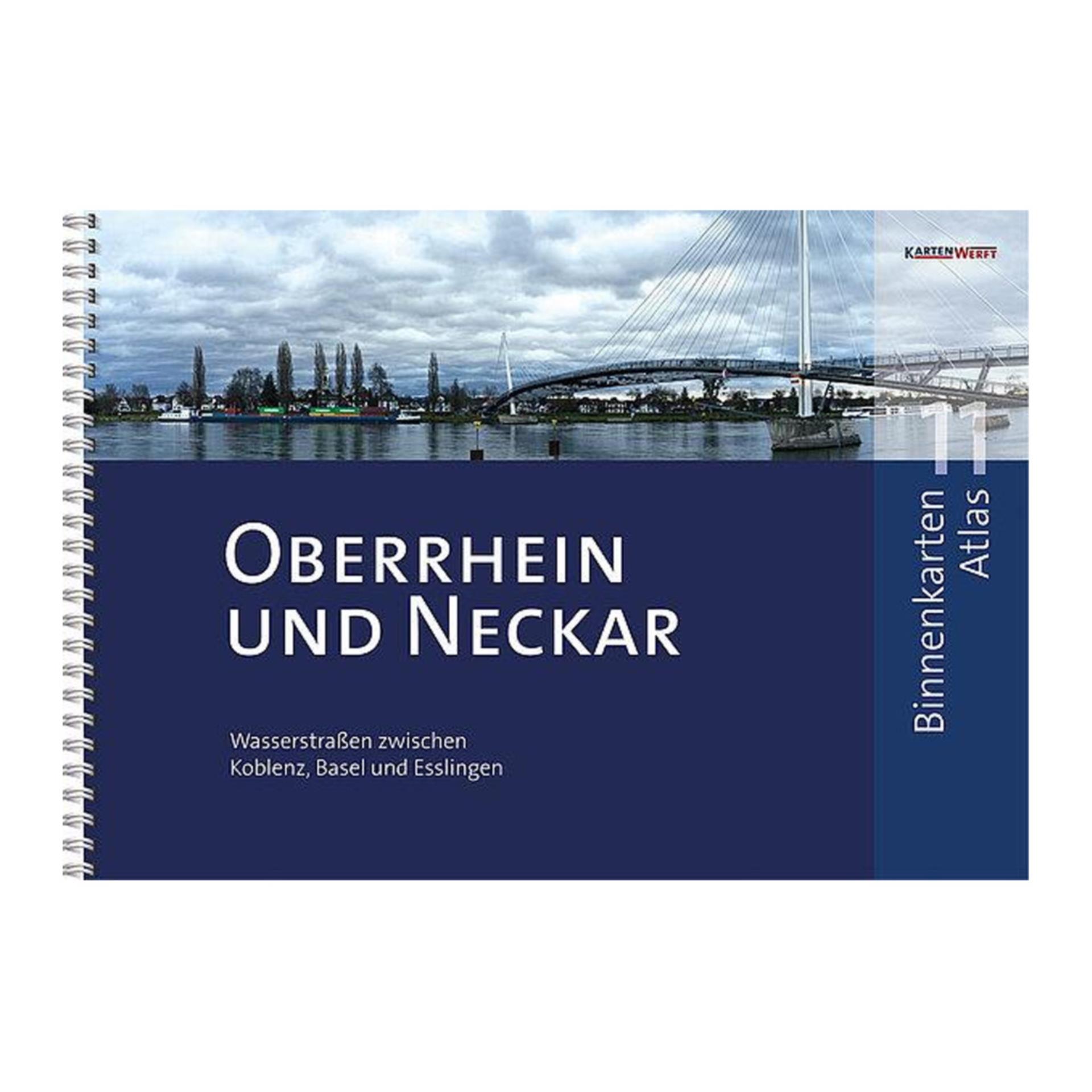 Kartenwerft Binnen Atlas 11, Oberrhein und Neckar