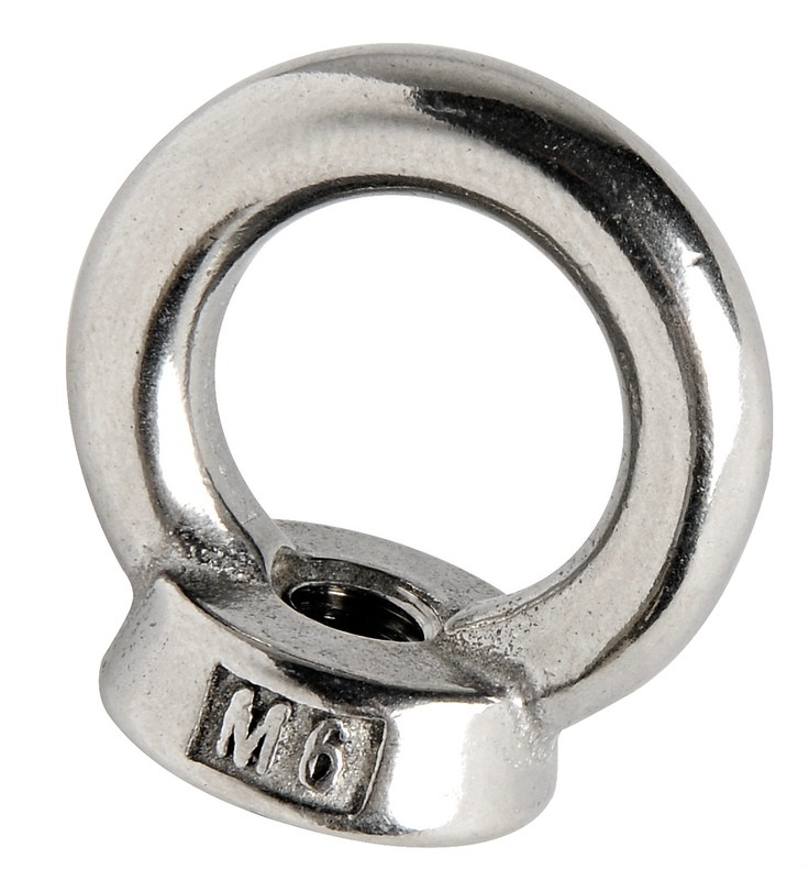 Osculati Ringmutter Edelstahl, 6 mmØ
