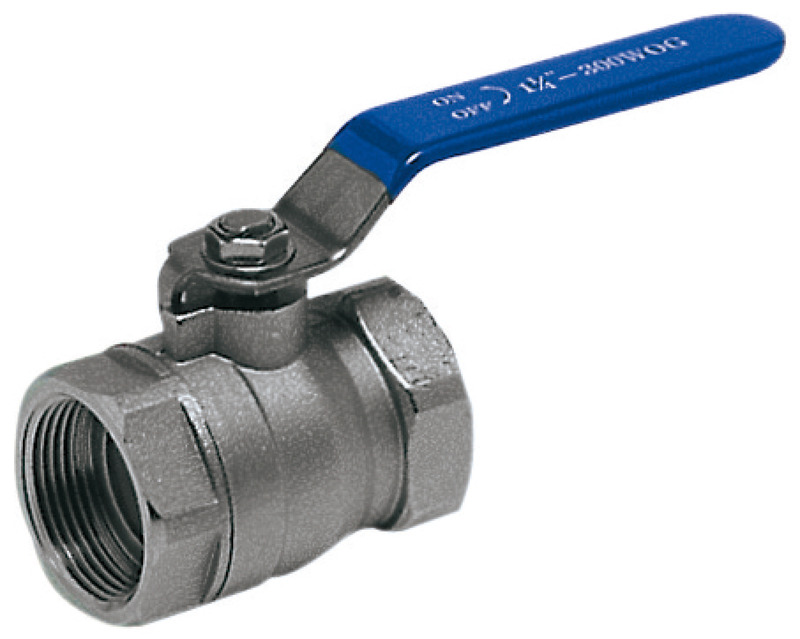 Osculati Absperrhahn Messing vernickelt, 1 1/4" / 39 mmØ