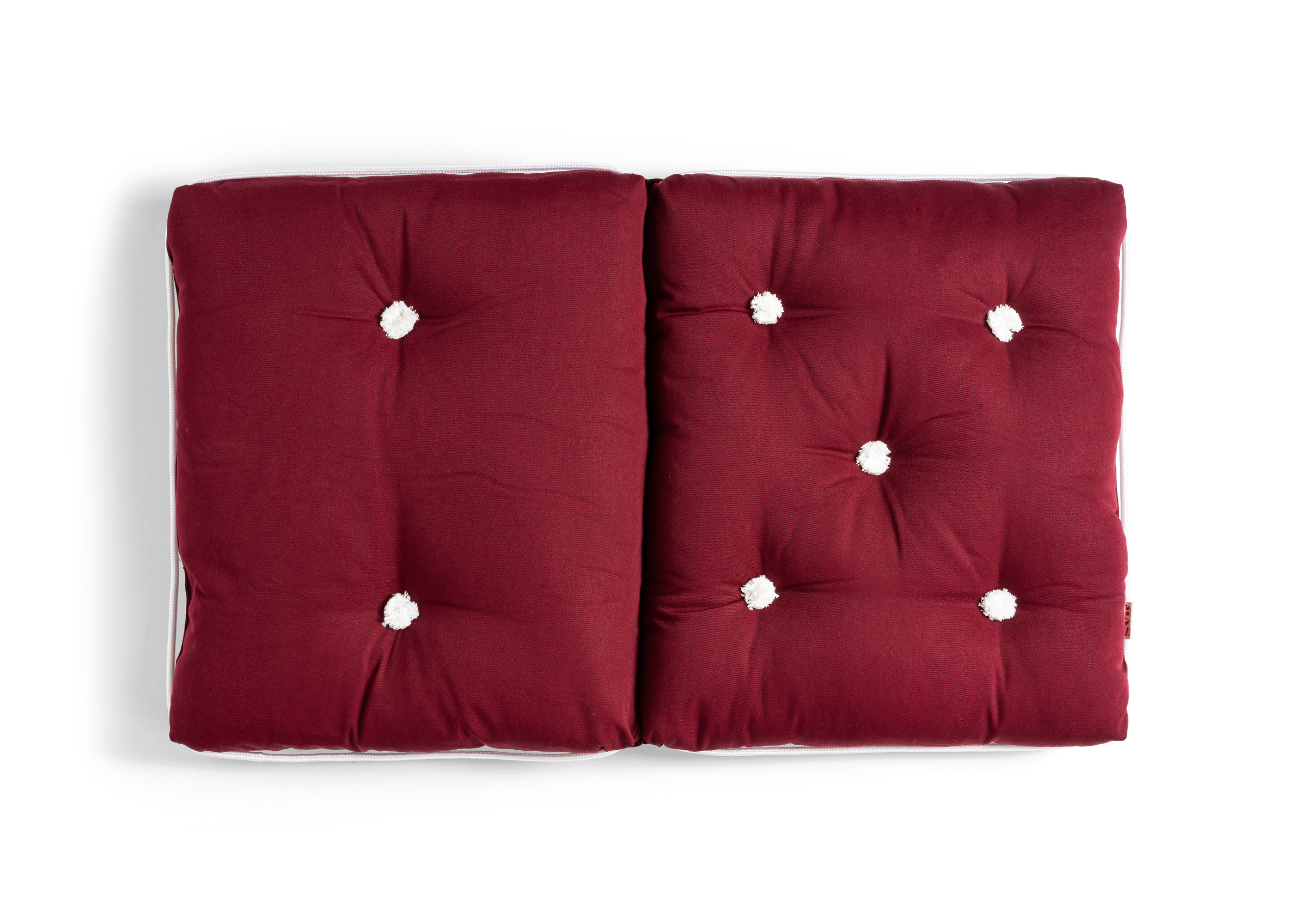 Talamex Kapok-Doppelsitzkissen / Bordeauxrot Talamex Kapok-Doppelsitzkissen / Bordeauxrot