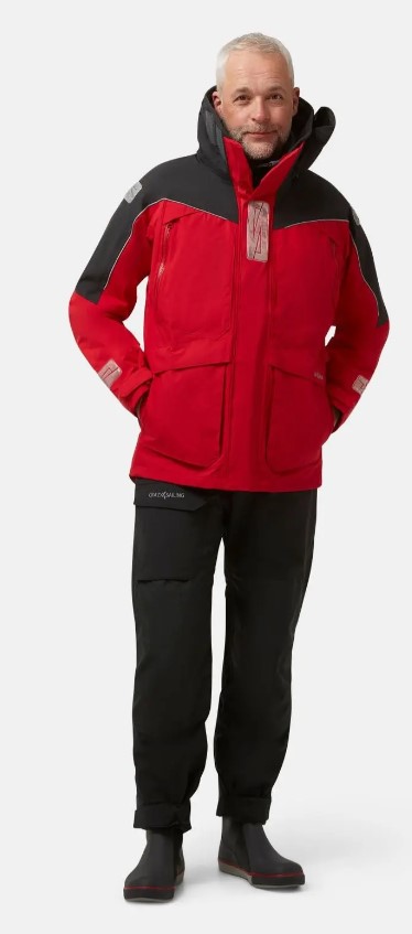 Crazy4Sailing C4S Stavanger II, Jacke, rot/carbon, M  