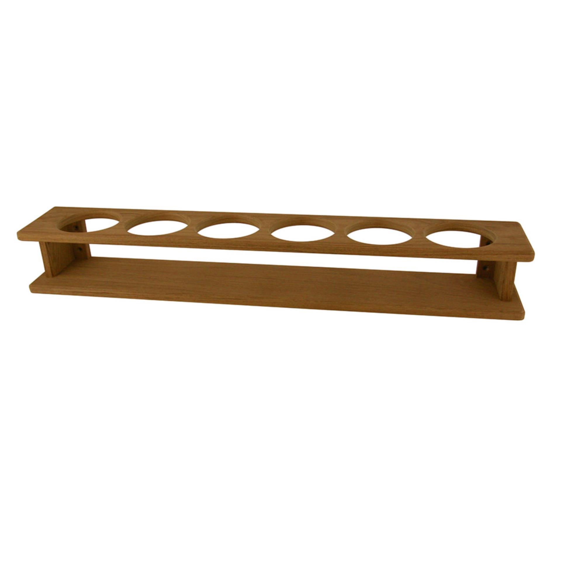 ARC Marine Teak Glashalter für 6 Gläser