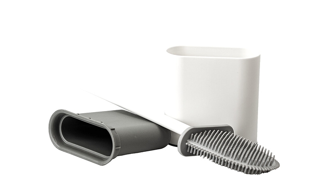 Movera Toilettenbürste weiss / grau, schmal