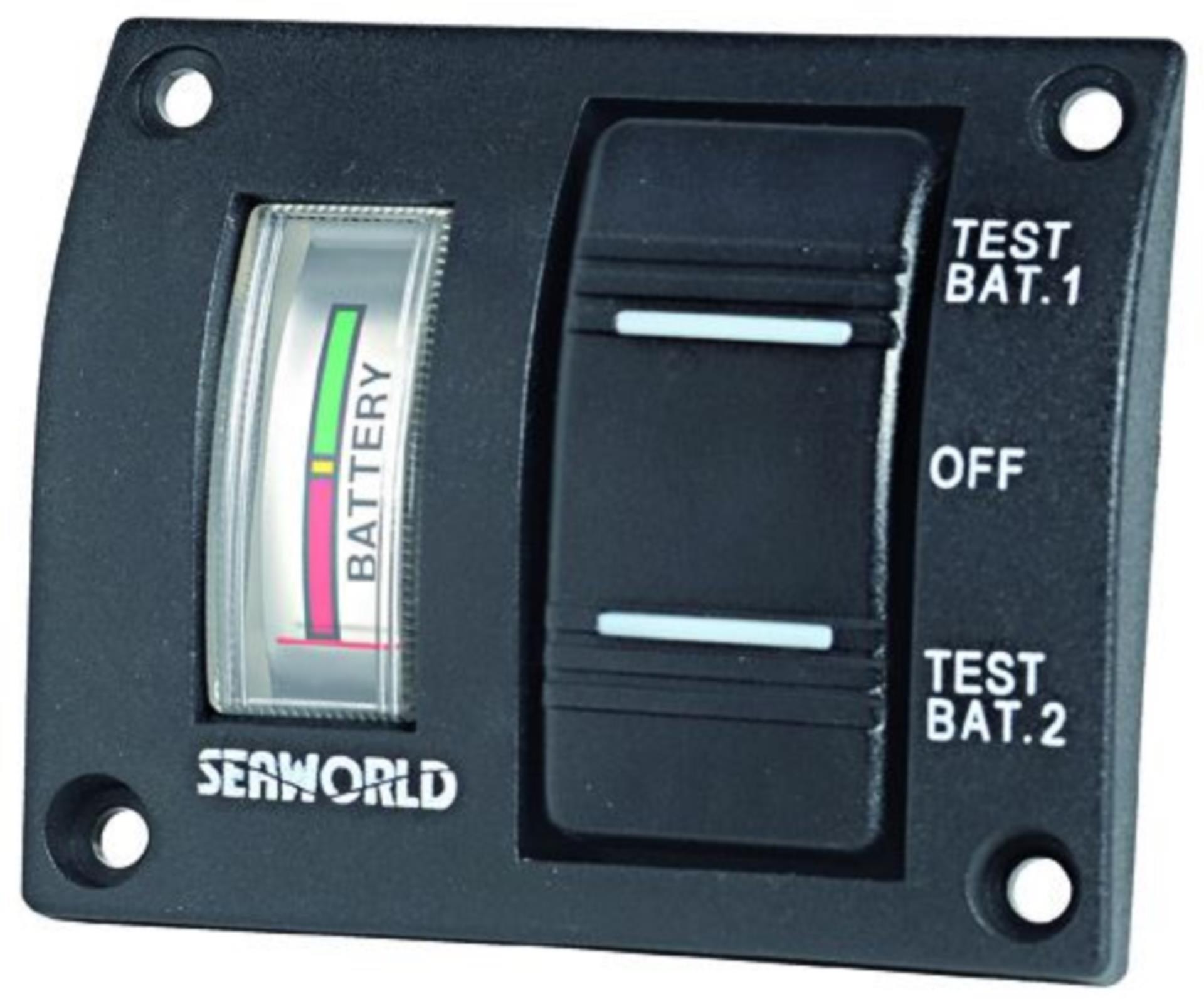 Seaworld Batterietester für 2 Batterien, Analog