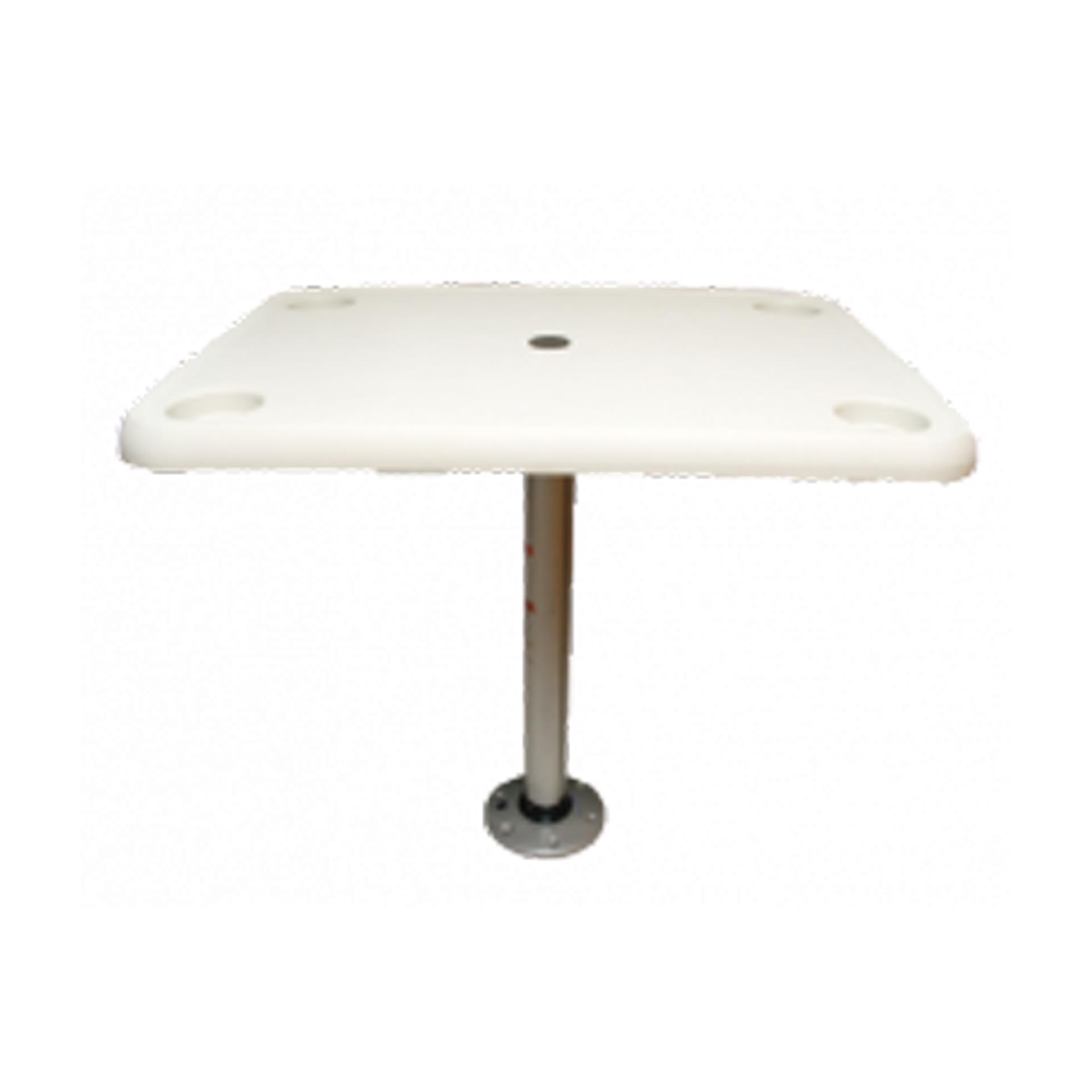Allpa Kunststofftisch Oval 457 x 762 mm mit Fuss
